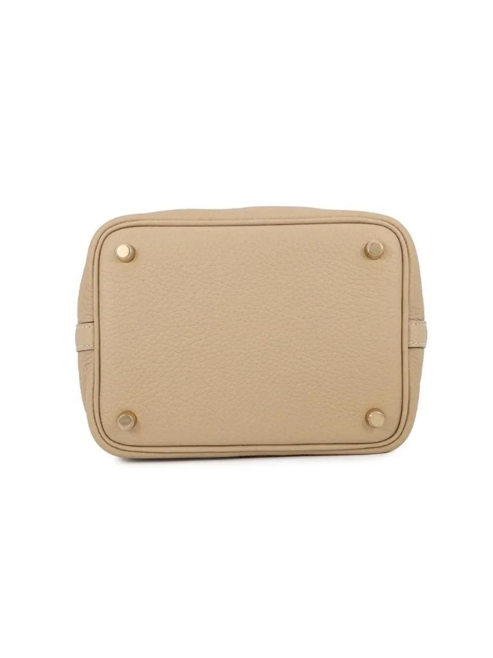 Hermes Handbag Picotin Lock PM Trench Gold Taurillon Clemence